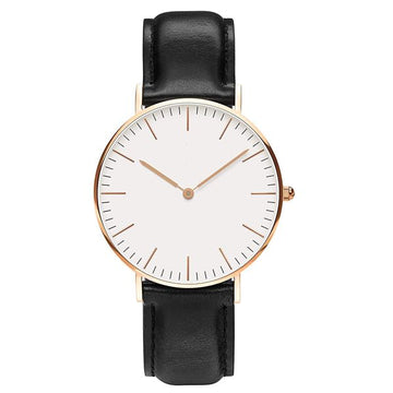 DW Leather Strap Men Wrist Watch