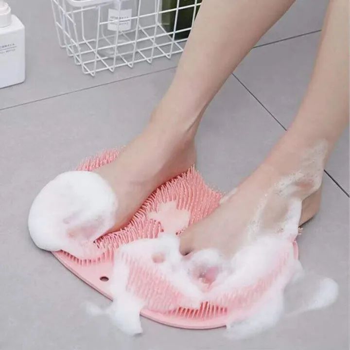 High Quality - Silicone Back Scrubber Soft Loofah Bath Body/Foot & Hand Exfoliating Massager