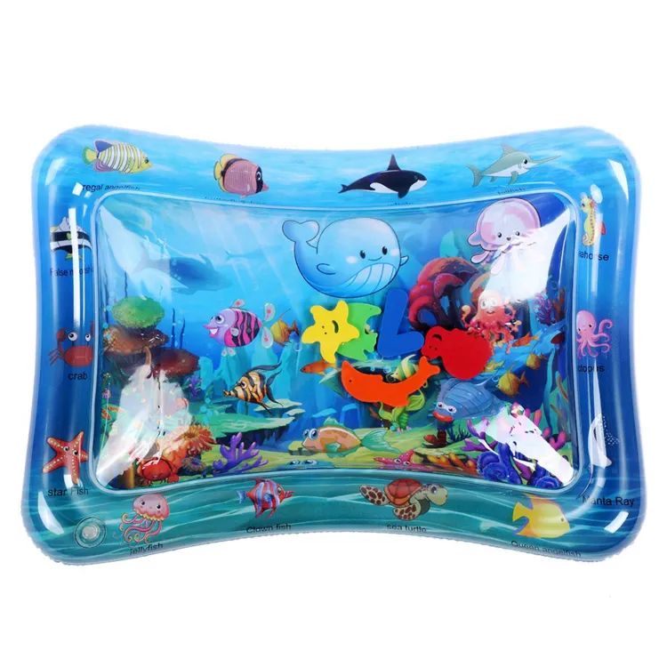 Inflatable Tummy Time Mat Premium Baby Water Play Mat