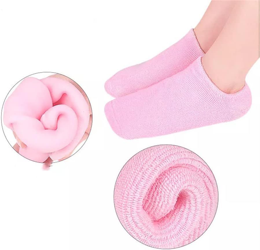 Short Moisturizing Socks WalTok Cotton Spa Gel Moisture Socks